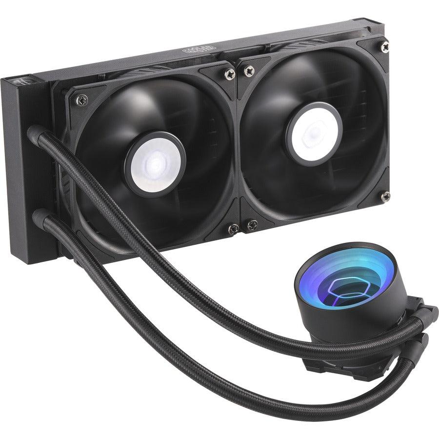 Masterliquid Ml240 Mirror Argb Close-Loop Aio Cpu Liquid Cooler, Mirror Argb Pump, 240 Radiator,