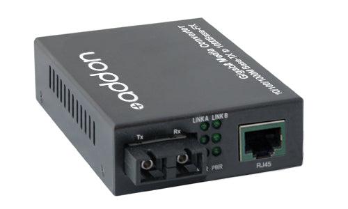 Media Converter 10/100/1000Base-TX to 1000Base-MX SC 2km | TecISoft ADD-GMC-MX-SC