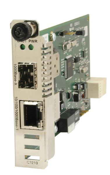 Media Converter Ethernet Fiber 10/100/1000Base-T SFP - Transition C3210-1040 | TecISoft