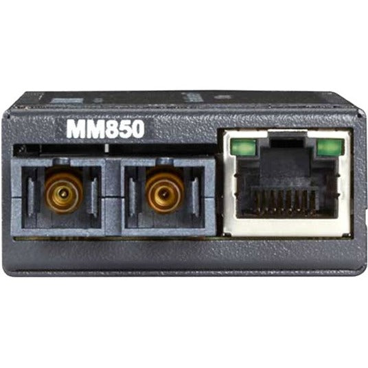 Media Converter Fast Ethernet 100-Mbps - MultiMode Fiber MiniPower Black Box | Tecisoft LHC041A-R4