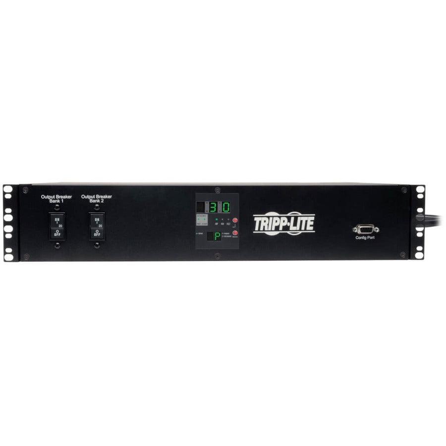 Metered PDU - 5.8kW Single-Phase ATS Power Distribution Unit | Tripp Lite by Eaton PDUMH30HVAT