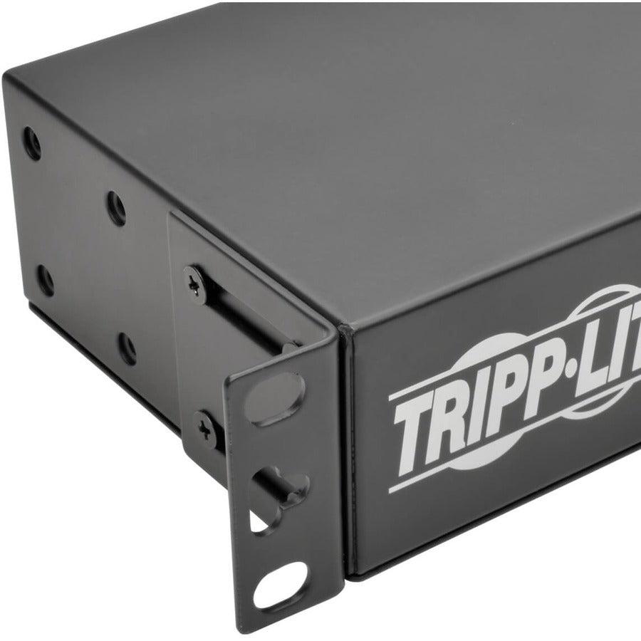Metered PDU with ISOBAR Surge Suppression - 2kW 1U Rack Mount Power Distribution | Tripp Lite PDUH20-ISO
