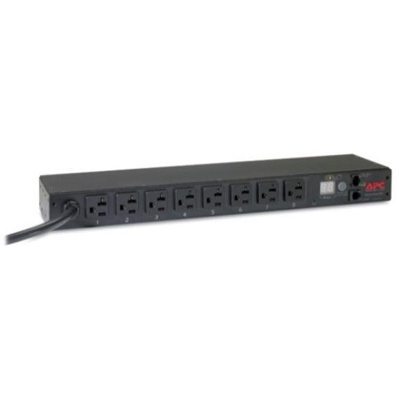 Metered Rack Power Distribution Unit - 1U 20A NEMA 5-20 PDU | Tecisoft AP7801B