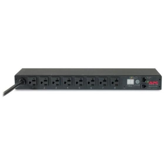 Metered Rack Power Distribution Unit - 1U 20A NEMA 5-20 PDU | Tecisoft AP7801B