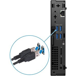 Micro Desktop Computer - Dell OptiPlex 5000 Intel i5-12500T 8GB 256GB SSD | TecISoft 1MKMP