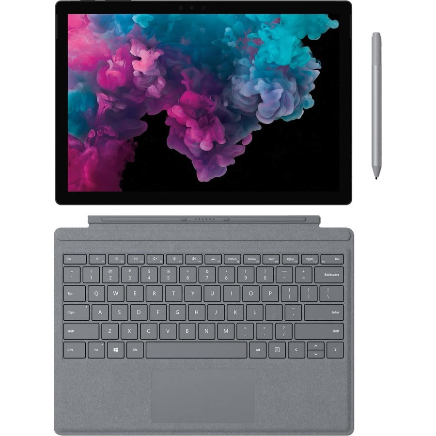 Microsoft Surface Pro 6 Tablet - 12.3 - 16 GB - 256 GB SSD - Windows 10 Pro - Platinum - TAA Compliant" P6Z-00001