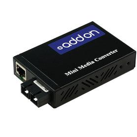 Mini Media Converter 10/100Base-TX to 100Base-FX SC MMF 2km | TecISoft ADD-FMCMN-FX-SC