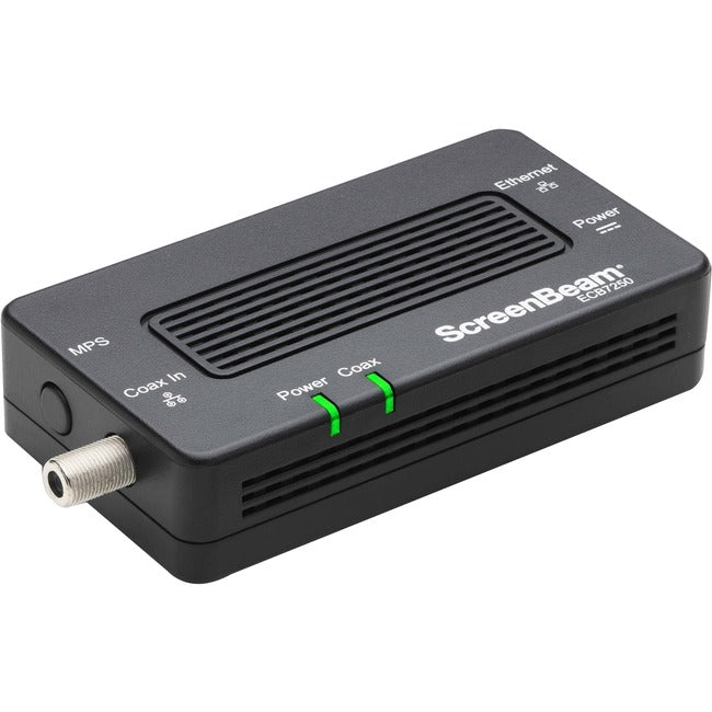 MoCA 2.5 Network Adapter - Ethernet Over Coax True 2.5 Gbps | ScreenBeam ECB7250S02