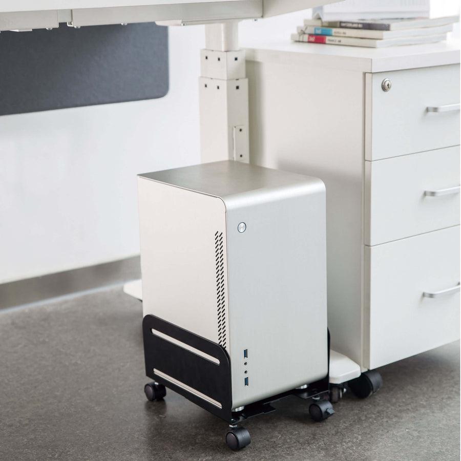 Mobile CPU Caddy - Rolling CPU Stand Width Adjustable | Tripp Lite DCPU2