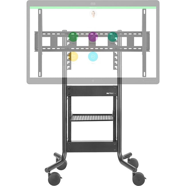 Mobile Cart Cisco Board 55 - Adjustable Rack Shelf AV Furniture | AVTEQ RPS-500-CSB55
