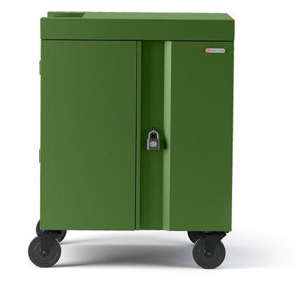 Mobile Device Charging Cart - CUBE 32-Device USB-C Pre-Wired | Bretford TVC32USBC-GRA