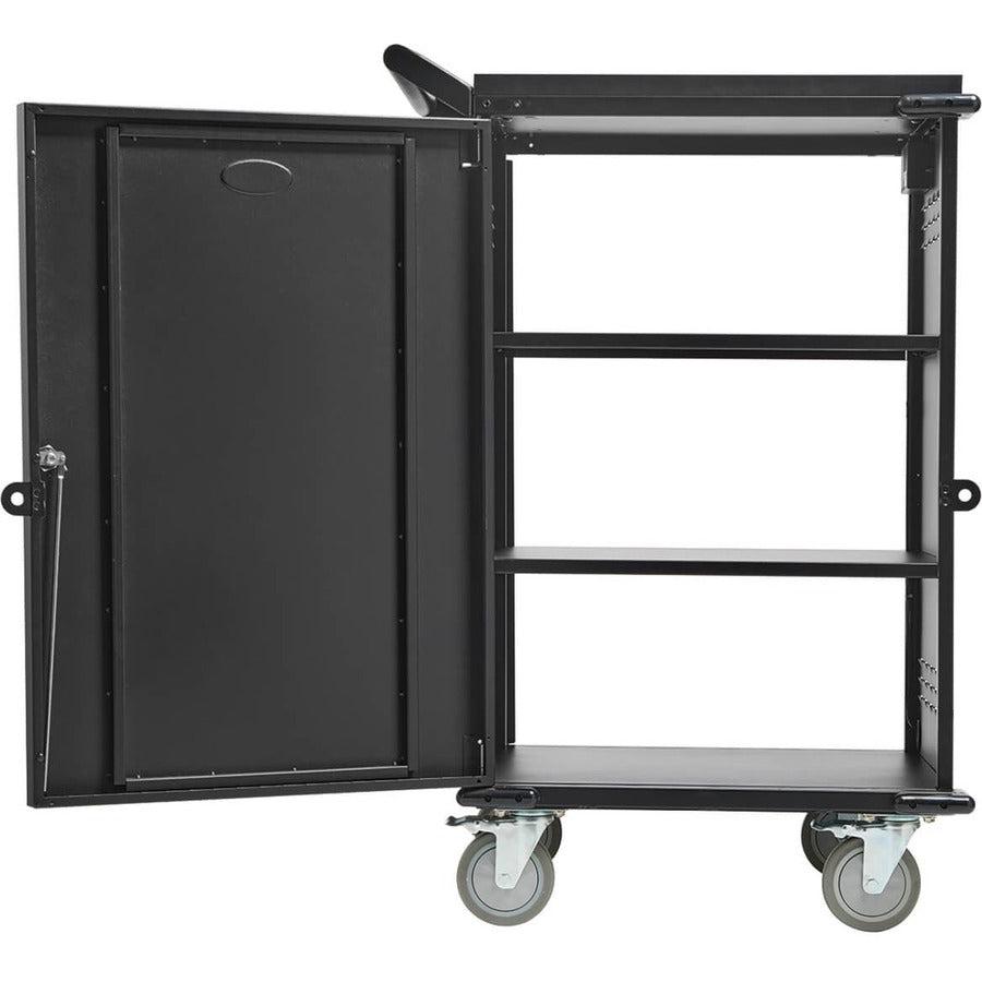 Mobile Device Storage Cart - Locking Steel Construction Security Cart | TeciSoft CSCSTORAGE1