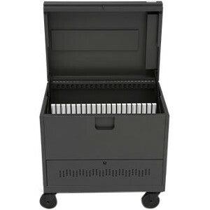 Mobile Laptop Cart - CUBE Toploader 40 Device Storage | Bretford TVTL40PAC-ORC