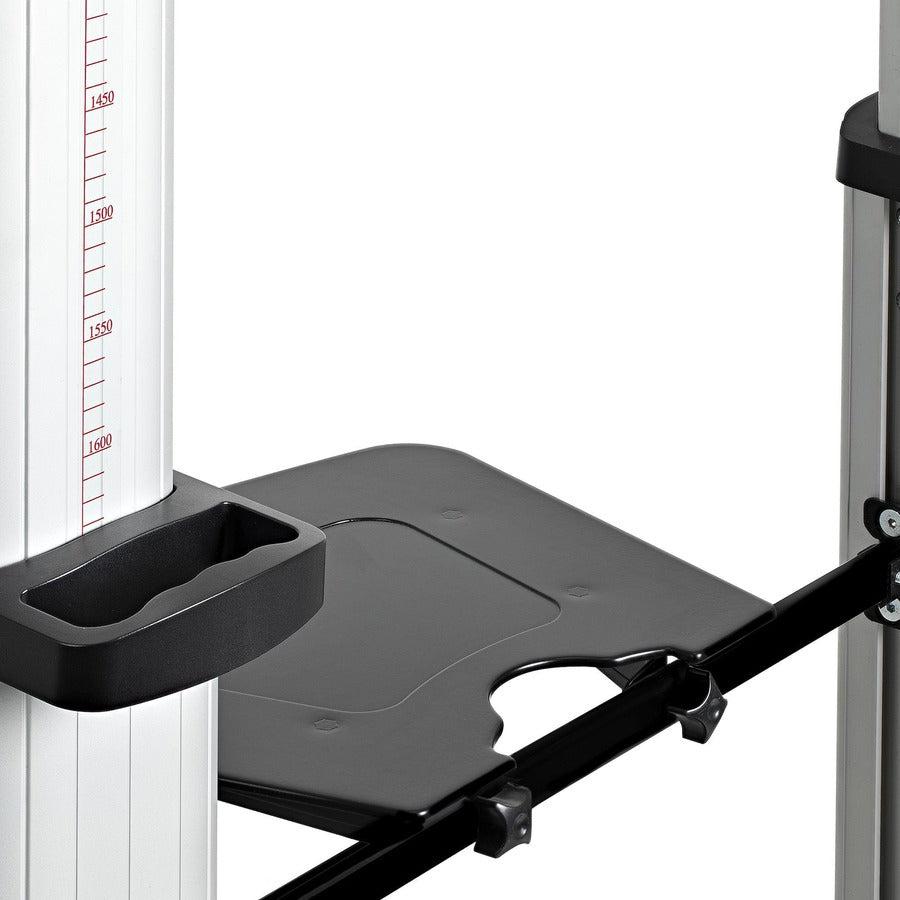 Mobile TV Stand Dual Monitor - Rolling Display Cart | Tecisoft STNDMTVDUO