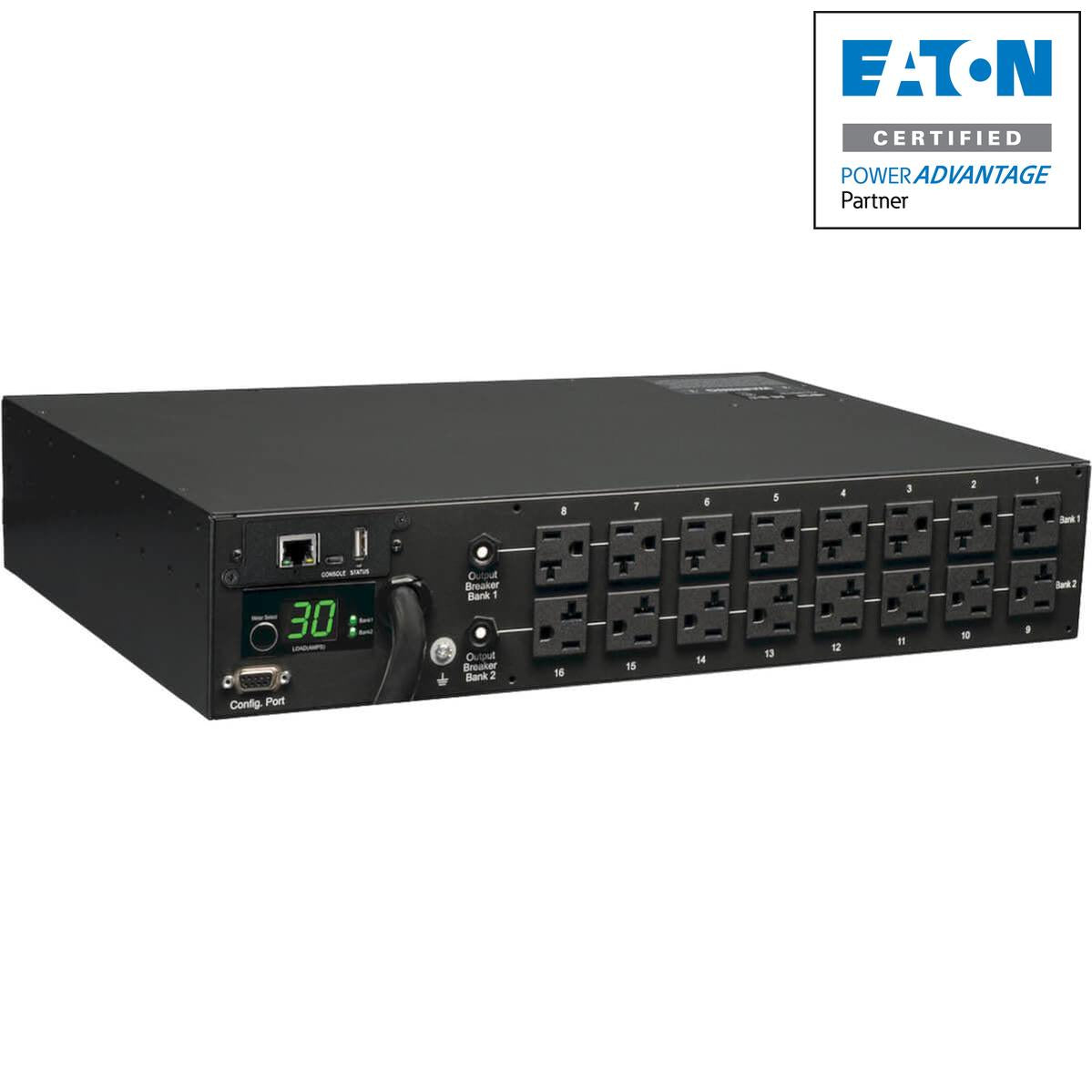 Monitored PDU - 2U Single-Phase Power Distribution Unit | Tripp Lite by Eaton PDUMNH30