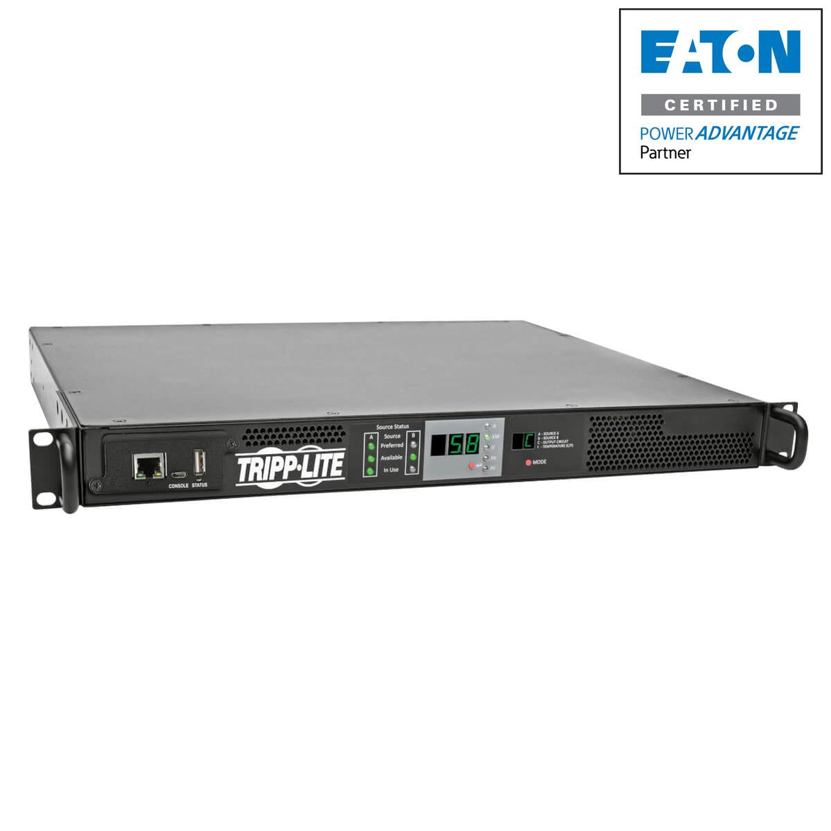 Monitored PDU Automatic Transfer Switch - 5.8kW Redundant Power | TecISoft PDUMNH30HVAT