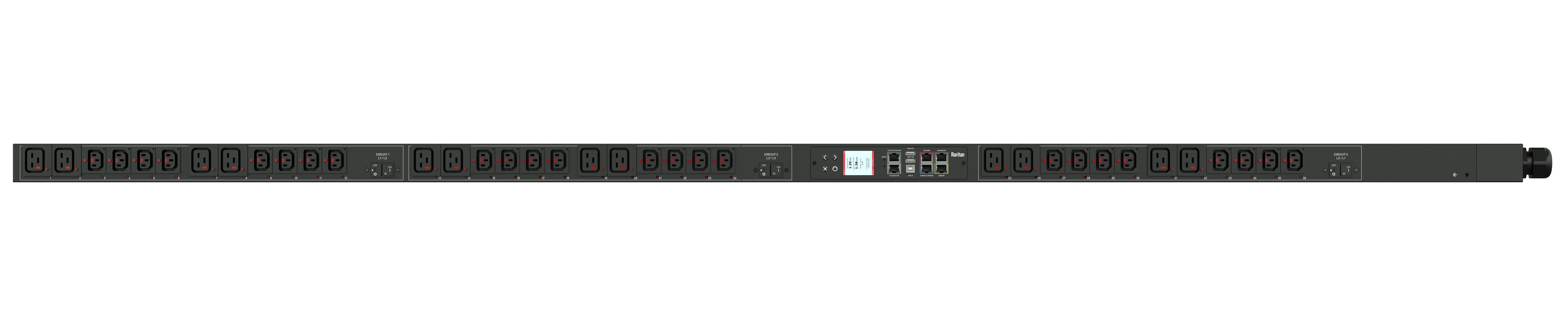 Monitored Rack Power Distribution Unit - 0U Vertical Mount PDU | TecISoft PX3-4724U-E2
