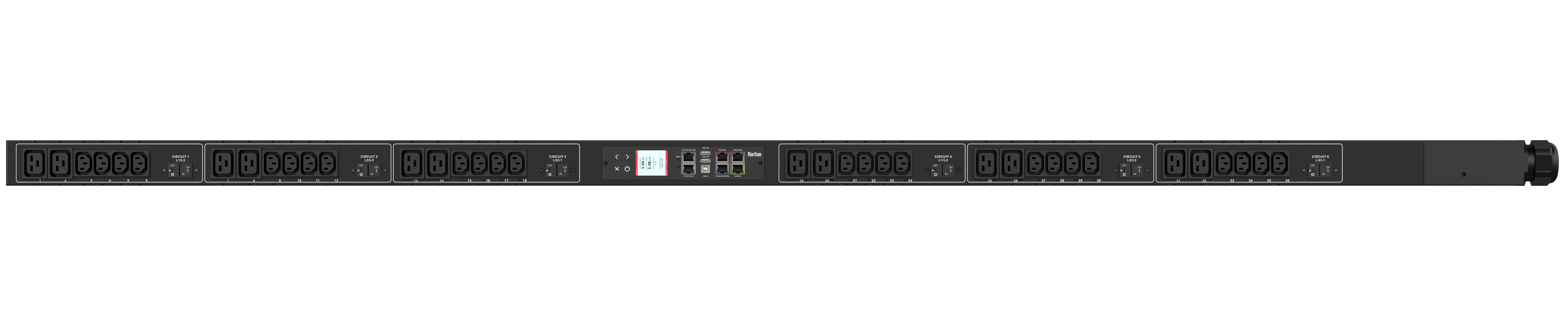 Monitored Rack Power Distribution Unit - PX3-4905U-V2 Three Phase 208V | Raritan