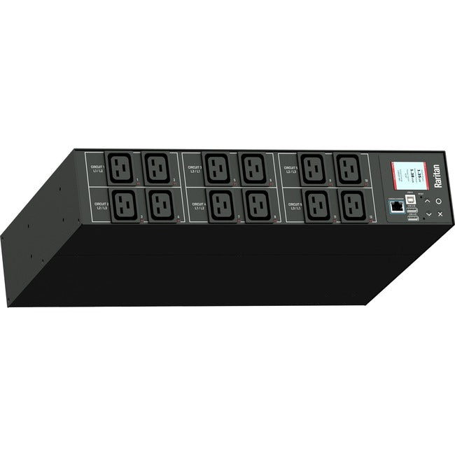 Monitored and Switched Rack Power Distribution Unit - 17.3kVA 3-Phase PDU | Raritan PX3-5325R-V2