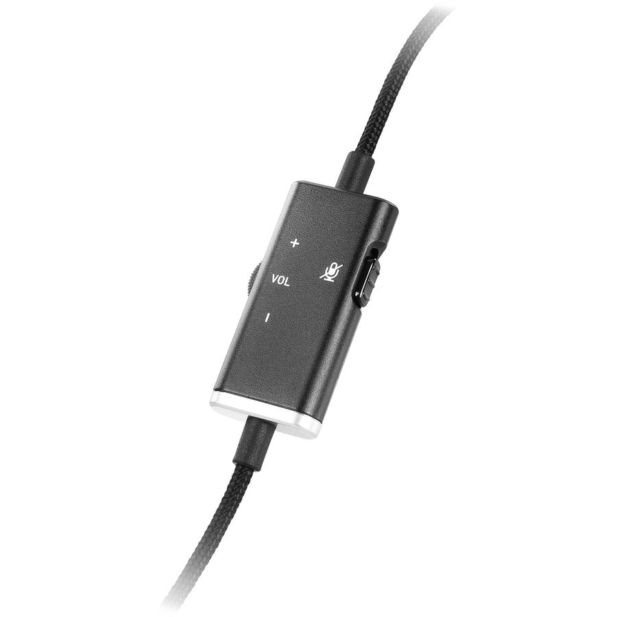 Msi Immerse Gh20 Gaming Headset '3.5Mm Inline With Audio Splitter Accessory, Black, 40Mm Drivers, Unidirectional Mic, Pc & Cross-Platform Compatibility'