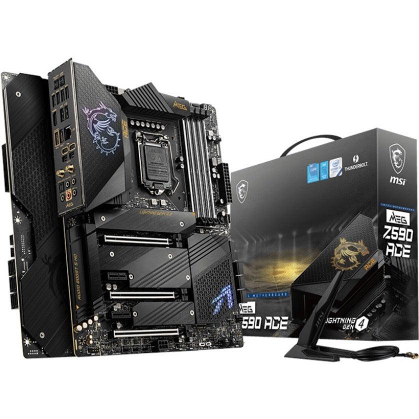Msi Meg Z590 Ace Lga 1200 Intel Z590 Sata 6Gb/S Atx Intel Motherboard