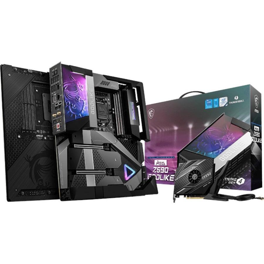 Msi Meg Z590 Godlike Lga 1200 Intel Z590 Sata 6Gb/S Extended Atx Intel Motherboard