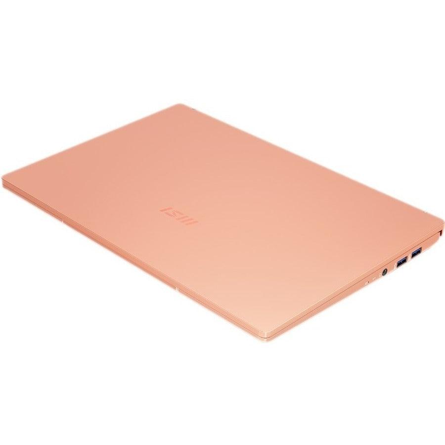 Msi Modern 14 B11Mo-609 14 Inch Intel Core I3-1115G4 1.3-4.1Ghz/ 8Gb Ddr4/ 512Gb Nvme Ssd/ Intel Iris Xe/ Usb3.2/ Windows 10 Laptop (Beige Mousse)
