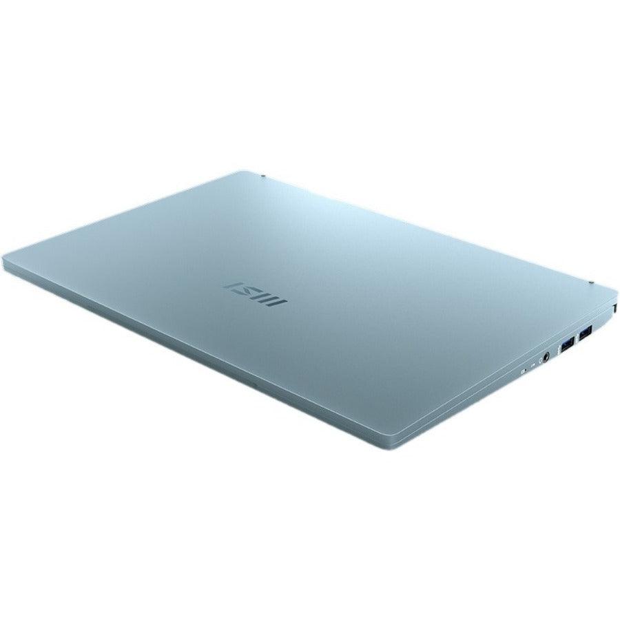 Msi Modern 14 B11Mo-612 14 Inch Intel Core I3-1115G4 1.3-4.1Ghz/ 8Gb Ddr4/ 512Gb Nvme Ssd/ Intel Iris Xe/ Usb3.2/ Windows 10 Laptop (Blue Stone)
