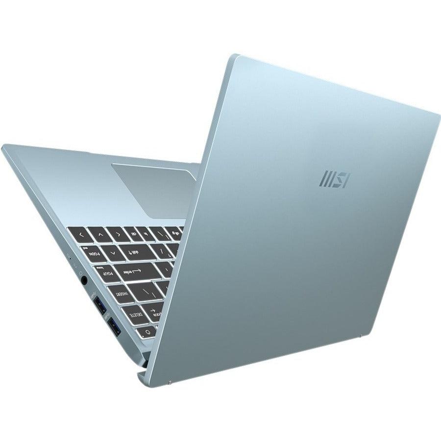 Msi Modern 14 B11Mo-612 14 Inch Intel Core I3-1115G4 1.3-4.1Ghz/ 8Gb Ddr4/ 512Gb Nvme Ssd/ Intel Iris Xe/ Usb3.2/ Windows 10 Laptop (Blue Stone)
