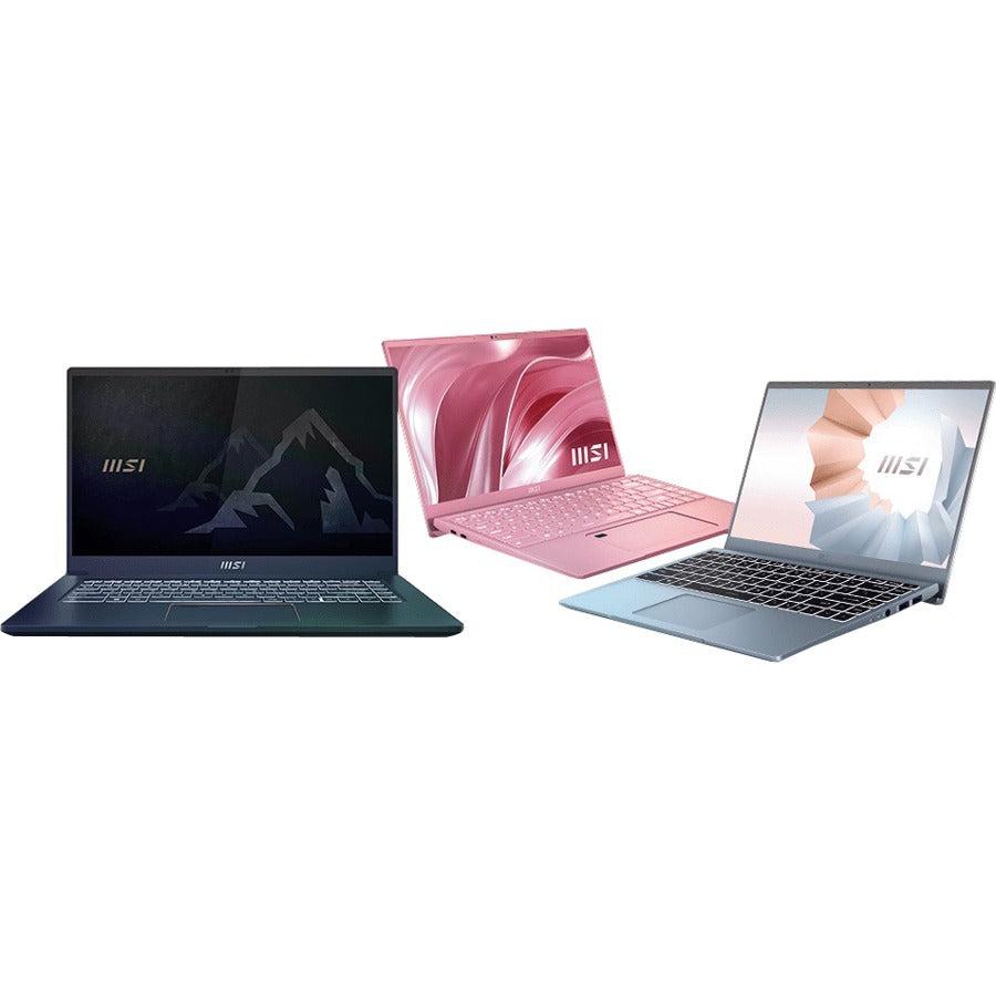 Msi Modern 14 B5M-053 14 Inch Amd Ryzen 5 5500U 2.1-4.0Ghz/ 8Gb Ddr4/ 256Gb Nvme Ssd/ Usb3.2/ Windows 10 Laptop (Carbon Gray)