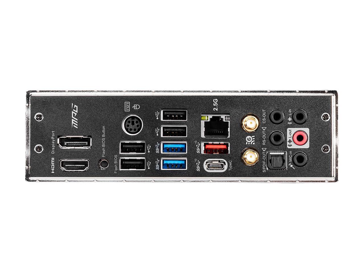 Msi Mpg B550 Gaming Carbon Wifi Am4 Amd B550 Sata 6Gb/S Atx Amd Motherboard