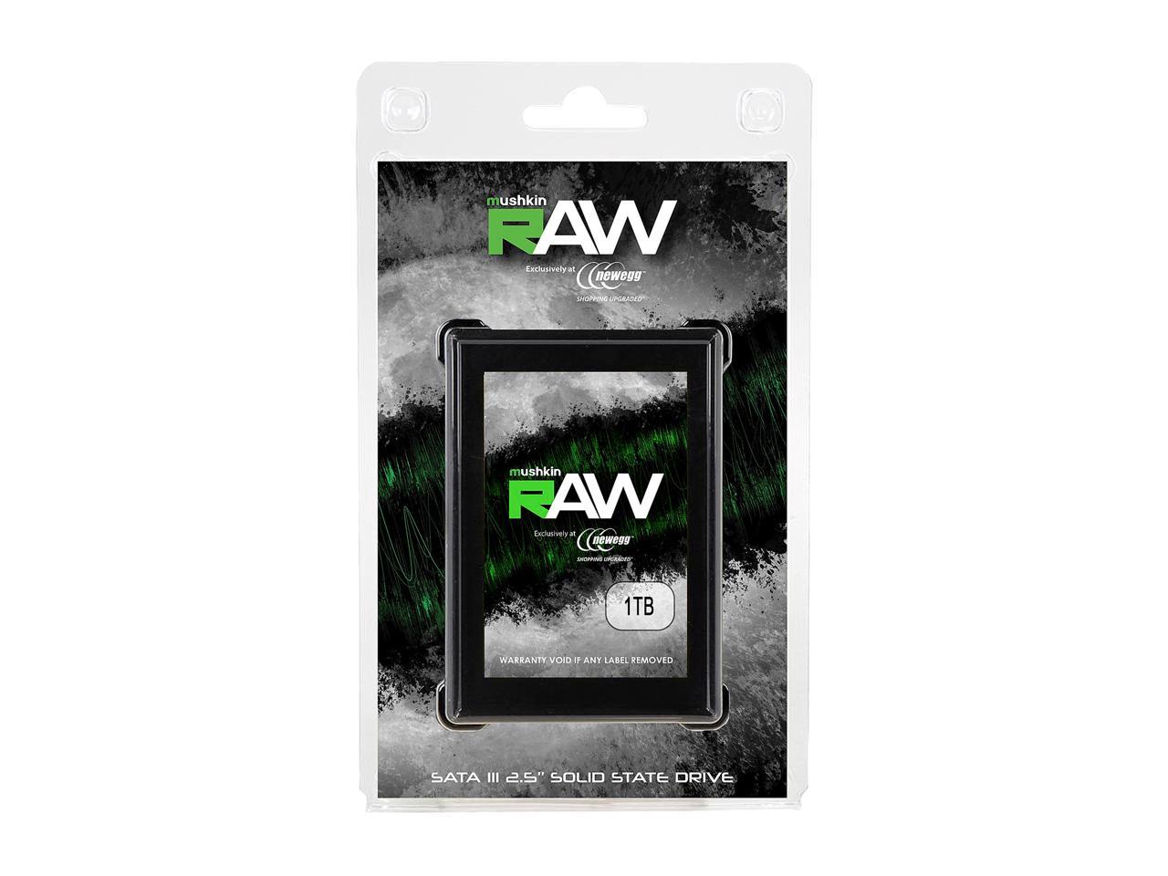 Mushkin Enhanced Raw Series 2.5" 1Tb Sata Iii 3D Tlc Internal Solid State Drive (Ssd) Mknssdrw1Tb