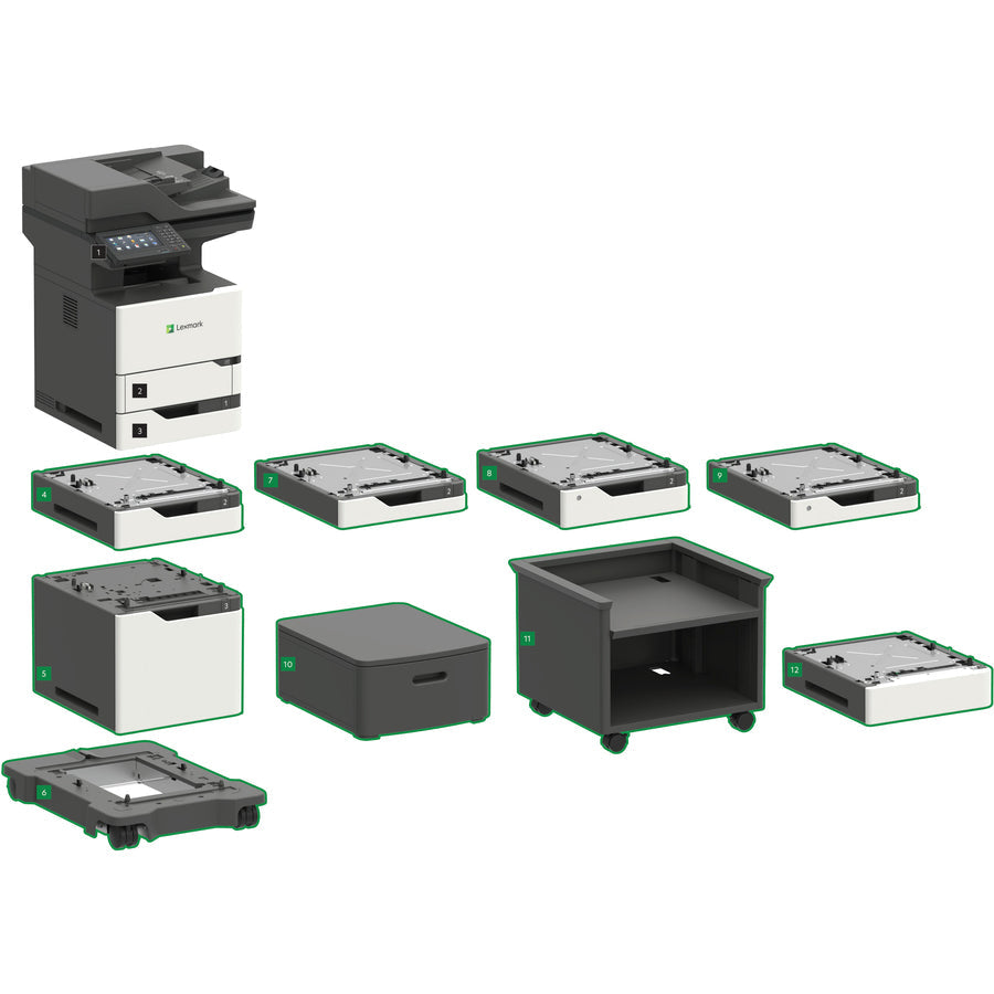 Lexmark MX721adhe Laser Multifunction Printer - Monochrome 25BT016