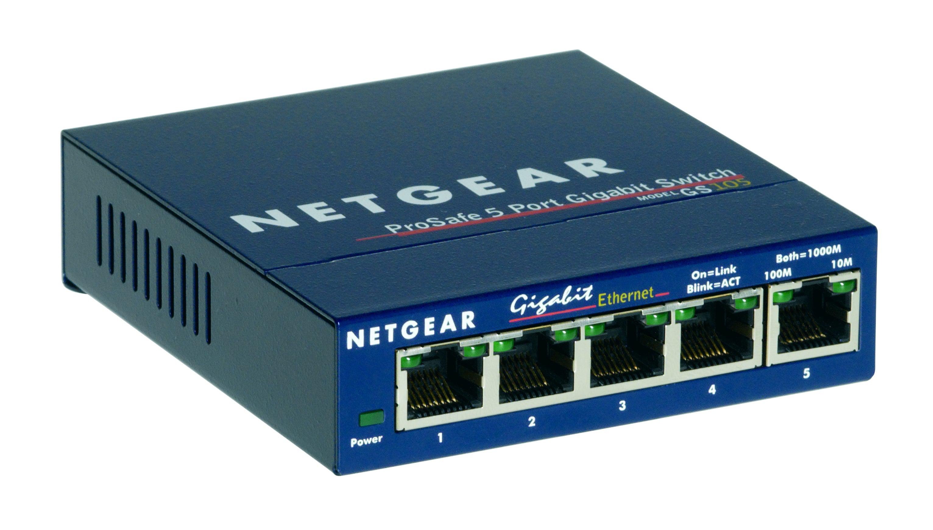 NETGEAR GS105NA 5-Port Unmanaged Gigabit Ethernet Switch