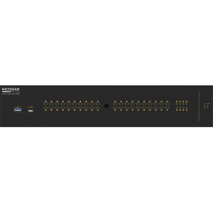 NETGEAR M4250 PoE++ Managed Switch - 40 Port 1G AV 8 SFP+ Enterprise | TecisOft GSM4248UX-100NAS