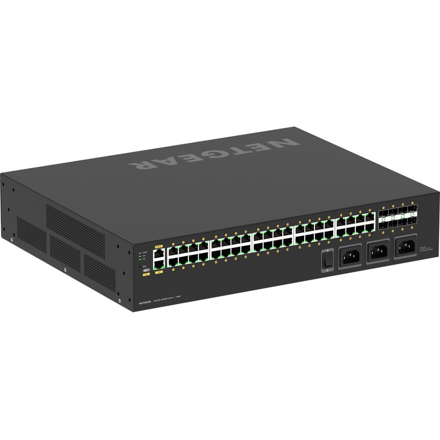 NETGEAR M4250 PoE++ Managed Switch - 40 Port 1G AV 8 SFP+ Enterprise | TecisOft GSM4248UX-100NAS