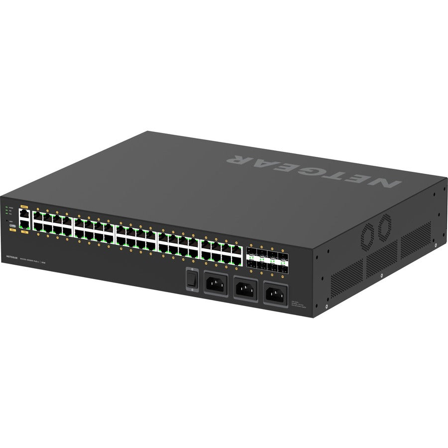 NETGEAR M4250 PoE++ Managed Switch - 40 Port 1G AV 8 SFP+ Enterprise | TecisOft GSM4248UX-100NAS