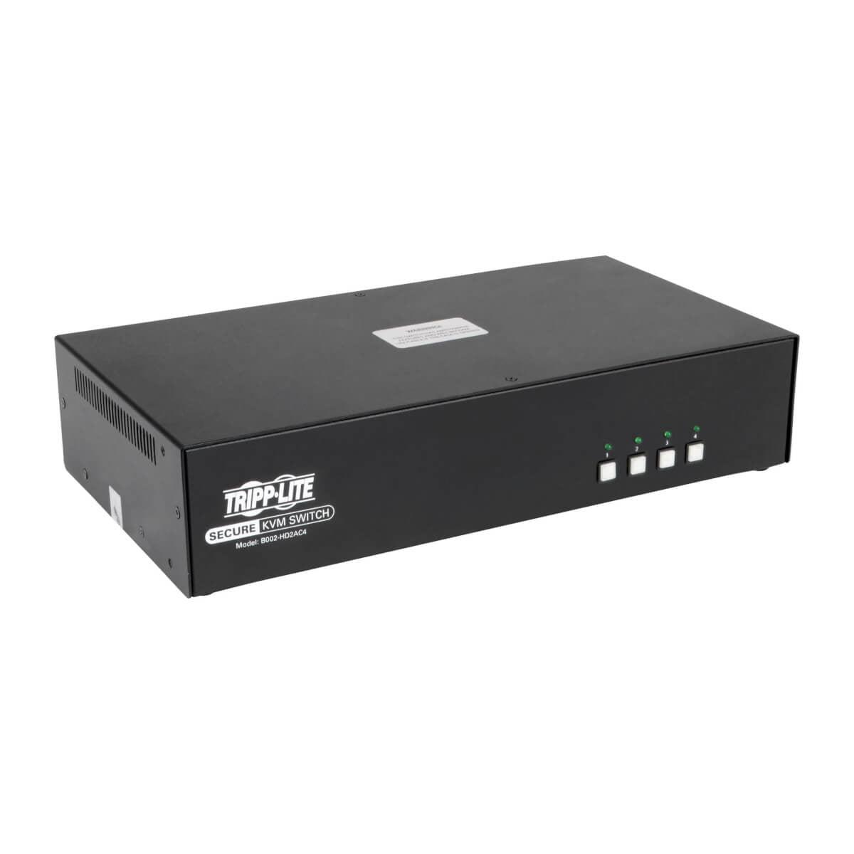 NIAP Certified KVM Switch - Secure 4-Port HDMI to DisplayPort | Tripp Lite B002-HD2AC4