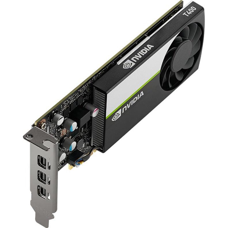 NVIDIA T400 4GB Professional GPU - Turing Architecture Low Profile Graphics Card | TeCiSoft VCNT4004GB-PB