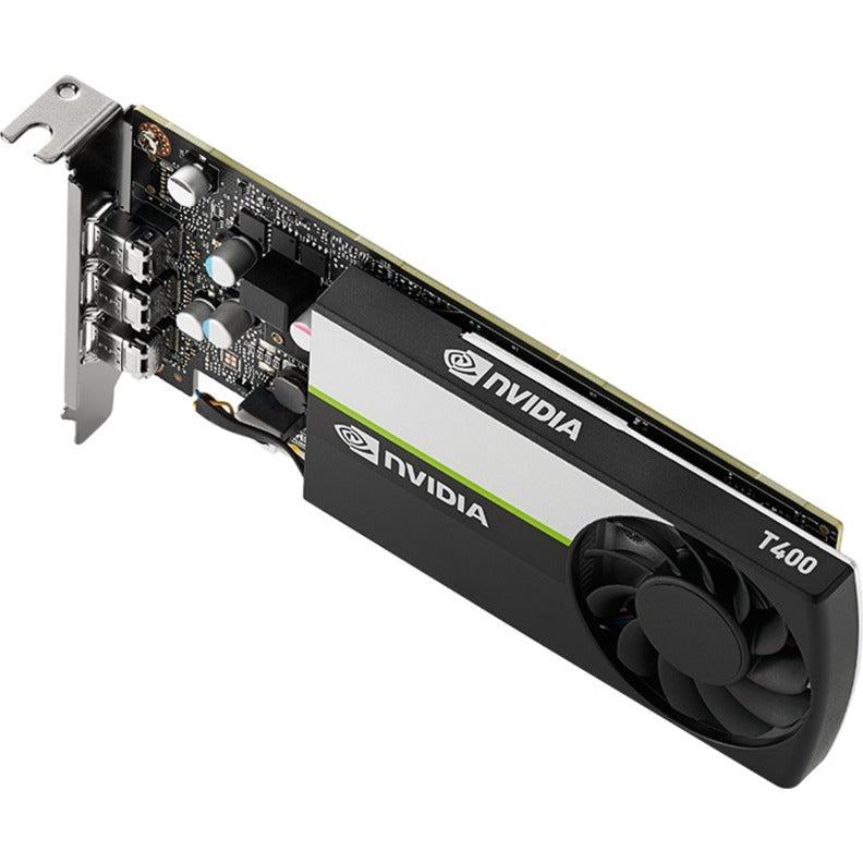 NVIDIA T400 4GB Professional GPU - Turing Architecture Low Profile Graphics Card | TeCiSoft VCNT4004GB-PB