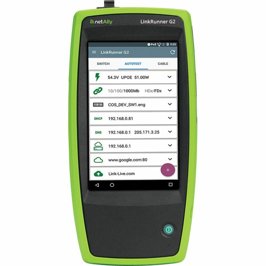 Tinkrunner NetAlly LinkRunner G2 Smart Network Testing Device & LinkSprinter Pock ...