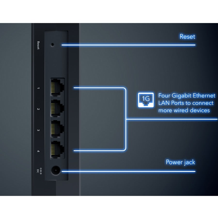 Netgear EAX20 802.11ax 1.76 Gbit/s Wireless Range Extender EAX20-100NAS