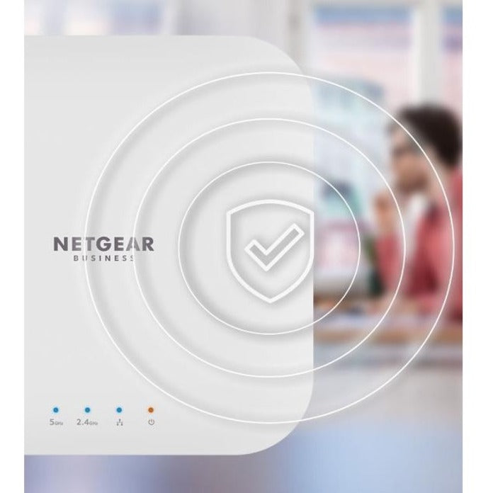 Netgear WAX214 Dual Band IEEE 802.11 a/b/g/n/ac/ax/e 1.76 Gbit/s Wireless Access Point - Indoor WAX214-100NAS