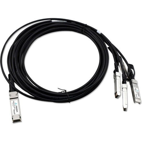 Netpatibles 40GBASE-CR4 QSFP+ to 4 10GBASE-CU SFP+ Passive DAC Dell Compatible 3m 470-AAGE-NP