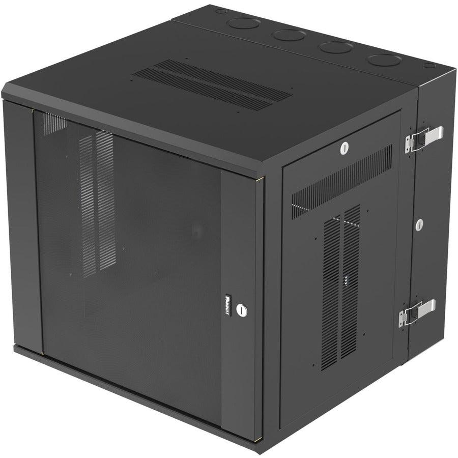Network Cabinet Wall Mount 12 RU - PanZone Dual Hinged Solution | TecISoft PZWMC12P