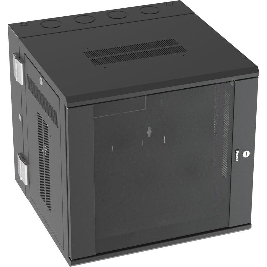 Network Cabinet Wall Mount 12 RU - PanZone Dual Hinged Solution | TecISoft PZWMC12P