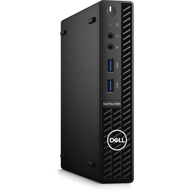 Dell OptiPlex 3000 3080 Desktop Computer - Intel Core i5 10th Gen i5-10500T - 8 GB - 256 GB SSD - Micro PC RHDRD