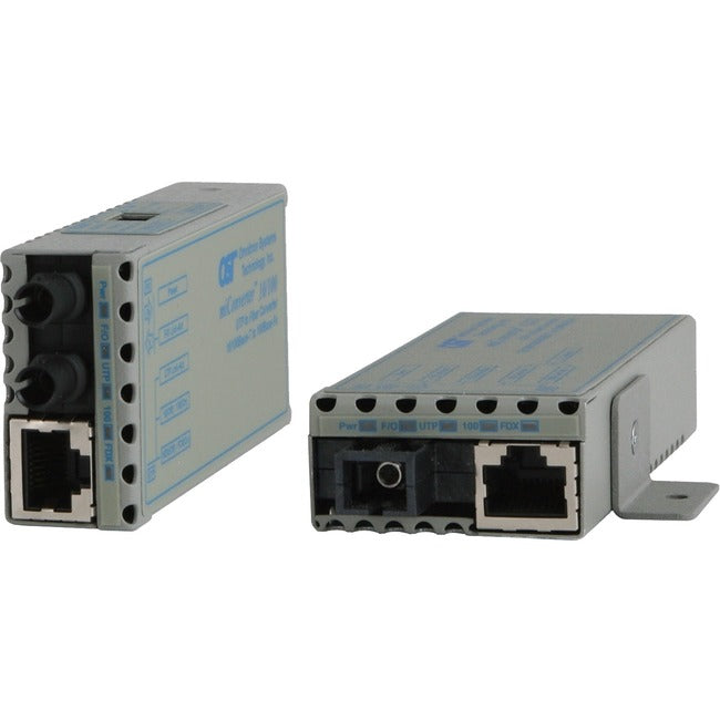 Omnitron Systems Miniature 10/100Base-Tx To 100Base-Fx Ethernet Media Converter