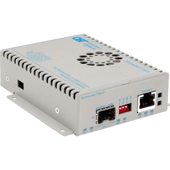 Omnitron Systems iConverter XGT+ 10GBASE-T Ethernet Media Converter 8589N-0-E