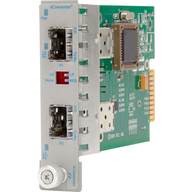 Omnitron Systems Iconverter Xff Sfp To Sfp Protocol-Transparent Fiber Transceiver